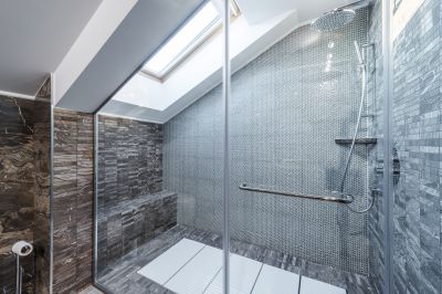 Glass Panel Shower Enclosure