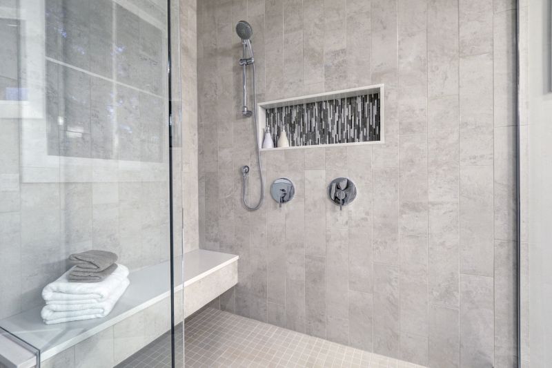 Shower with Built-In Storage